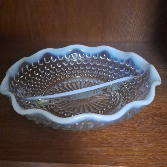 Vintage Glass Divided Plate - Picture 3 of 5